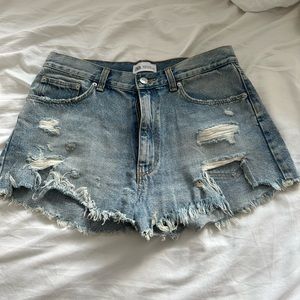 Zara denim shorts